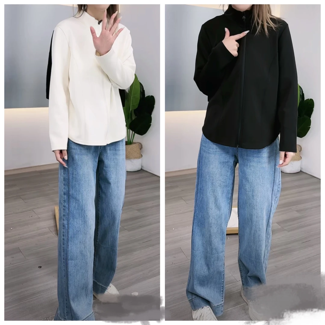 梦冬佳--110-200斤大码女装胖mm春装简约百搭显瘦开衫薄外套上衣