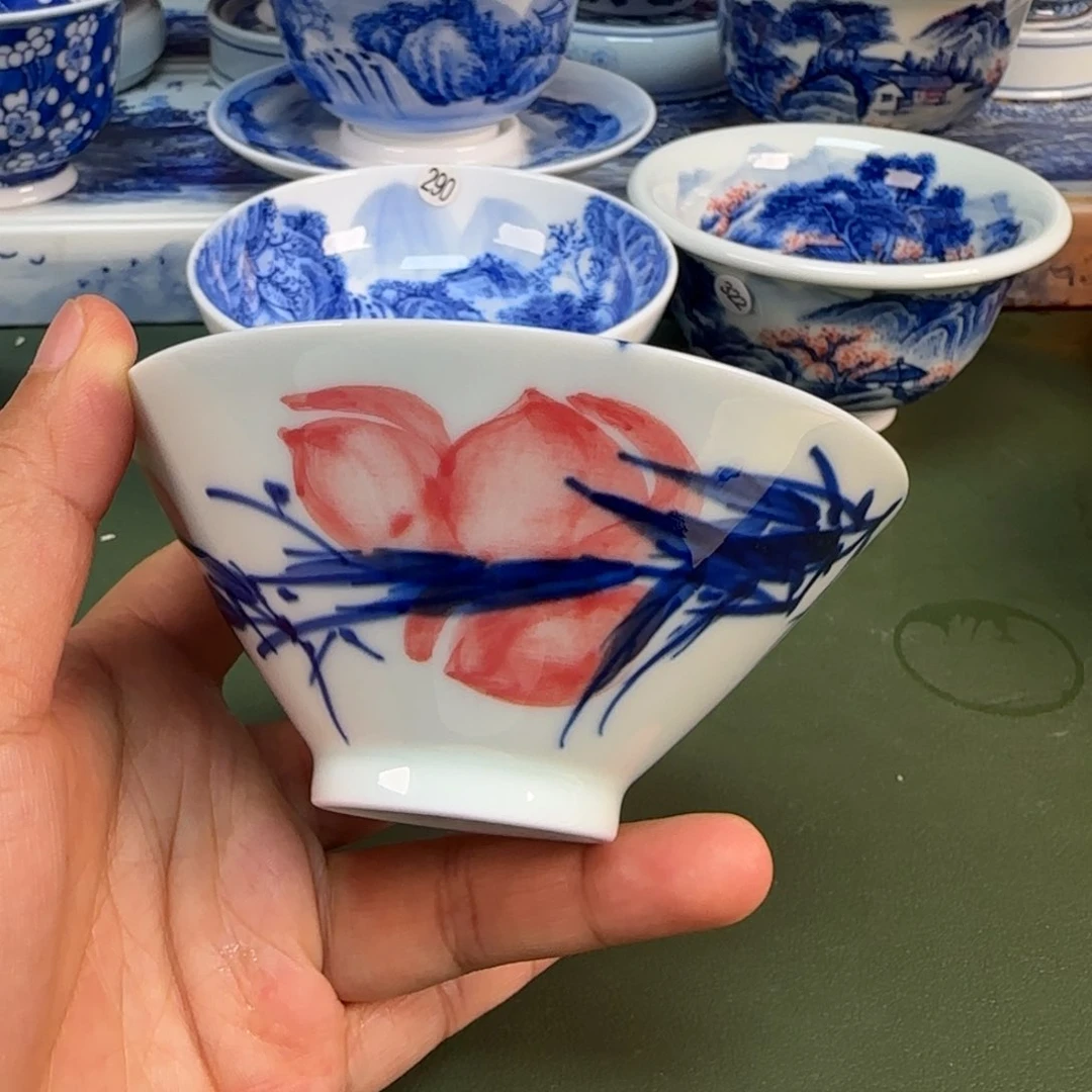景德镇纯手绘茶具圆圆239