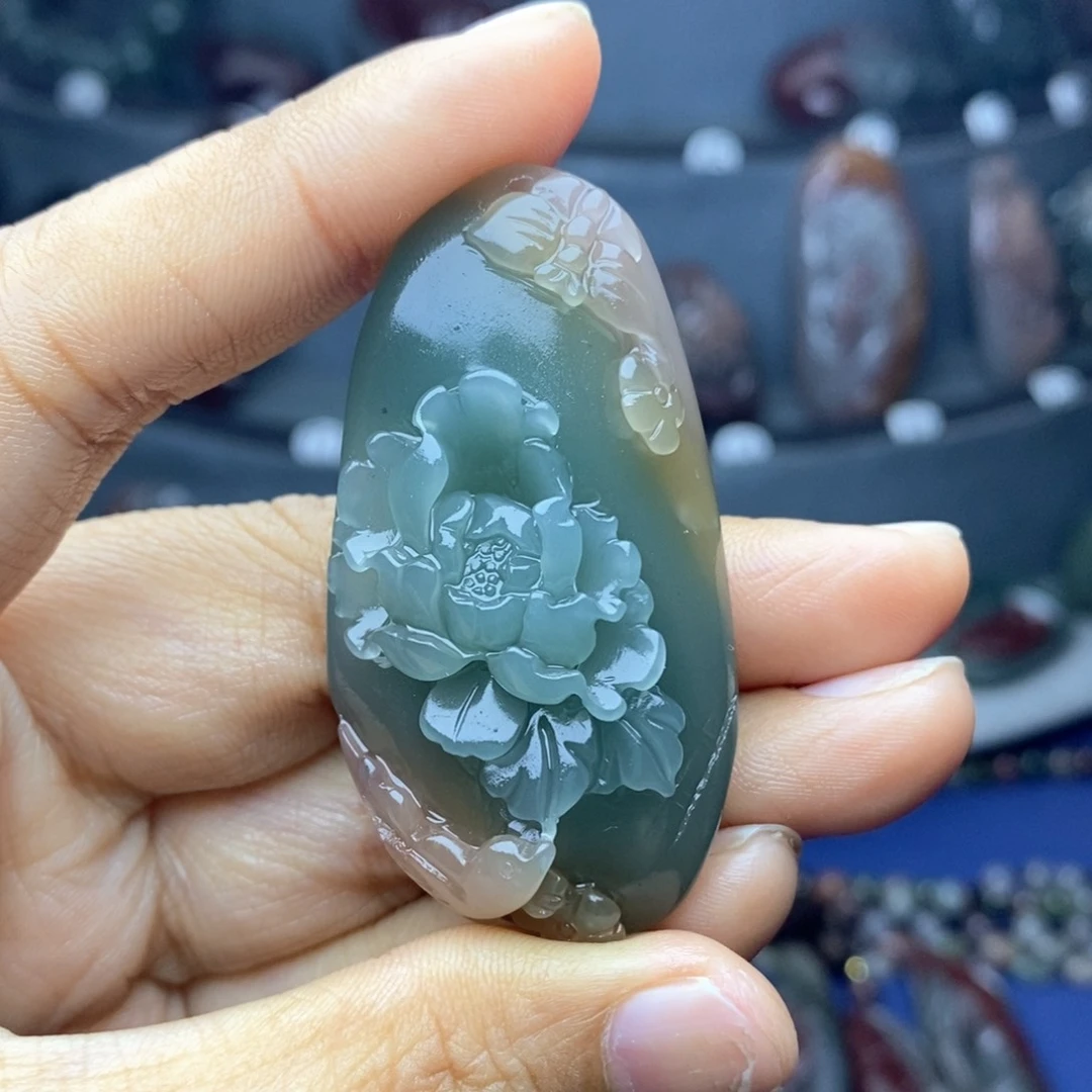 玛瑙/玉髓吊坠(不含链)未镶嵌