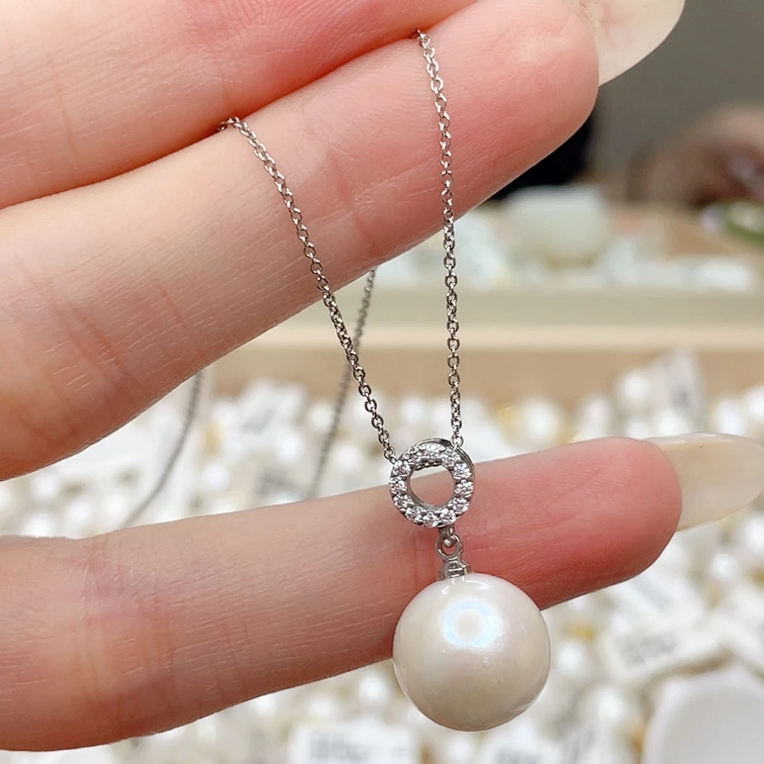 淡水珍珠合金吊坠(赠链)