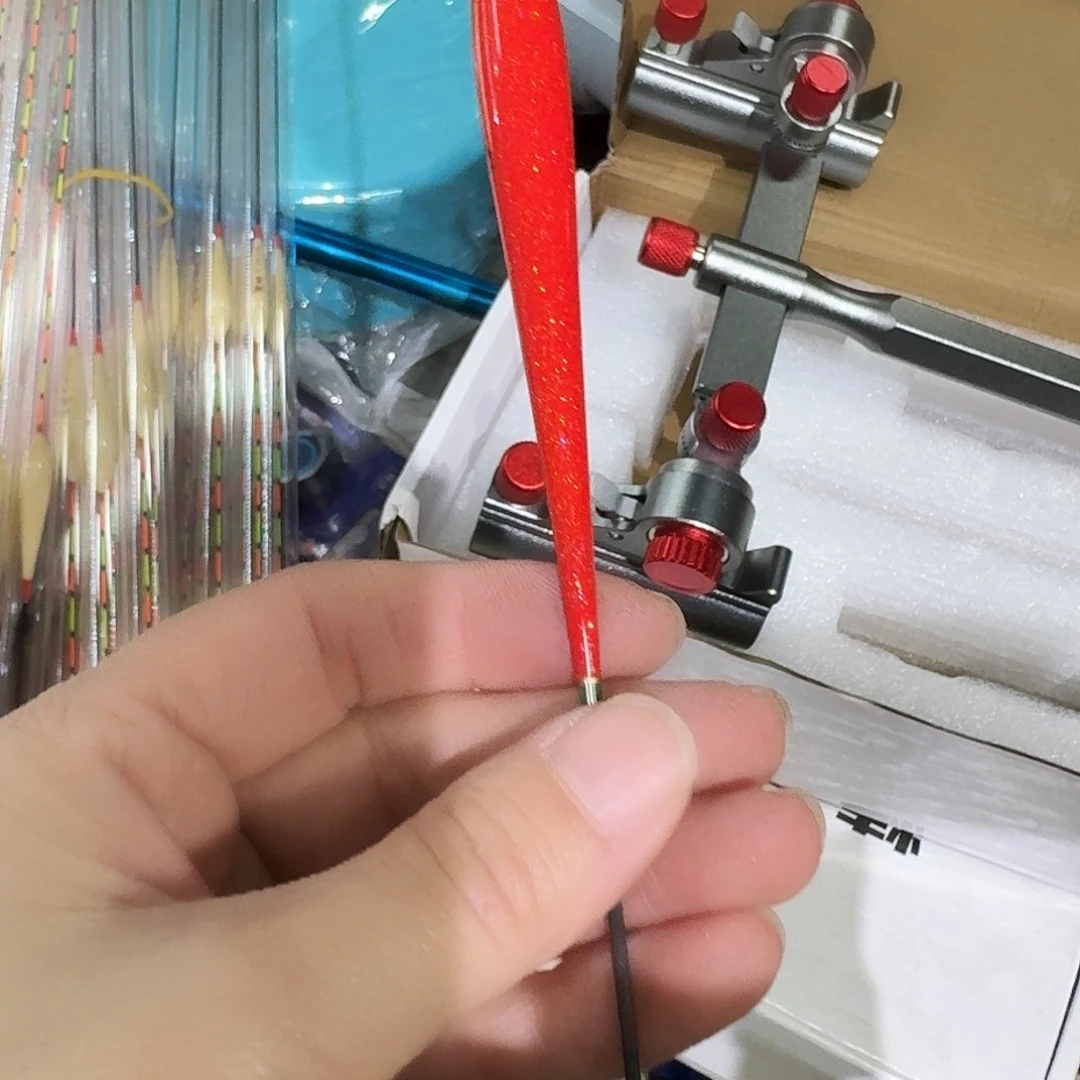 红色电子漂吃铅1.8克三支