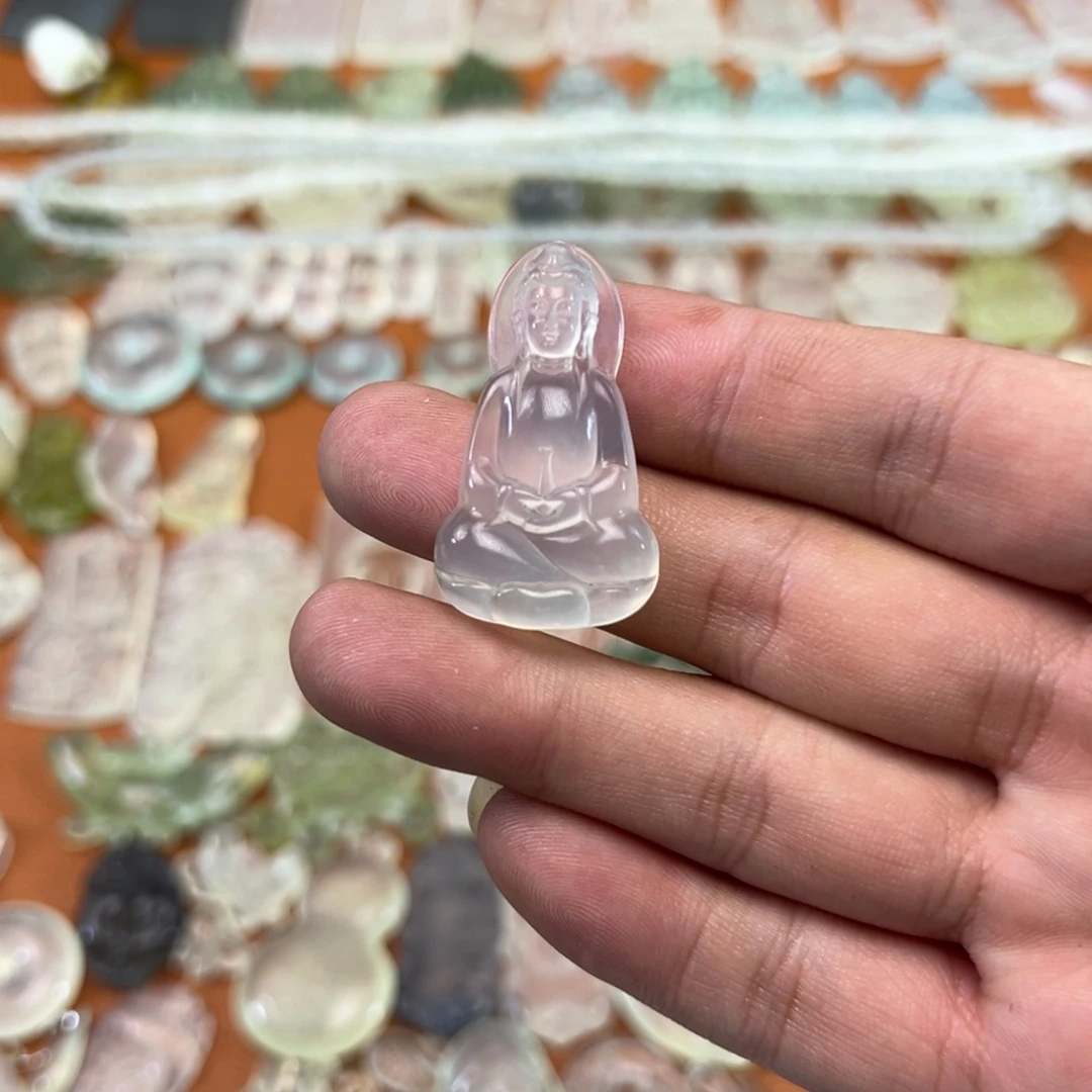 蛇纹石玉未镶嵌多样性随机发一