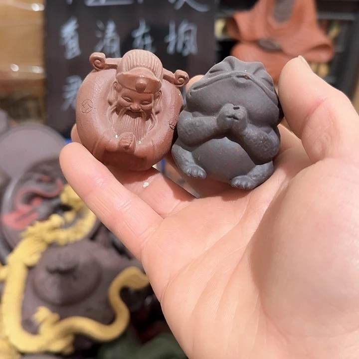 紫砂茶宠雕塑瑕疵茶宠