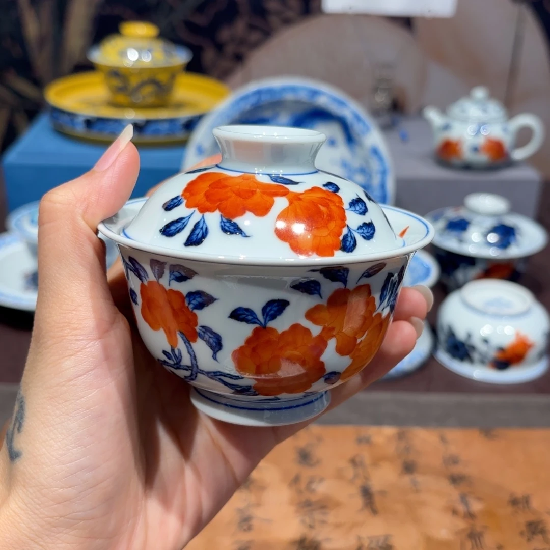 手工手绘陶瓷茶具