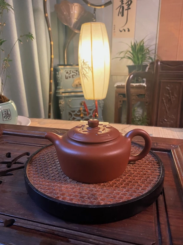 宜兴紫砂壶大红袍朱泥功夫茶壶泡茶壶泥壶茶具泡茶器