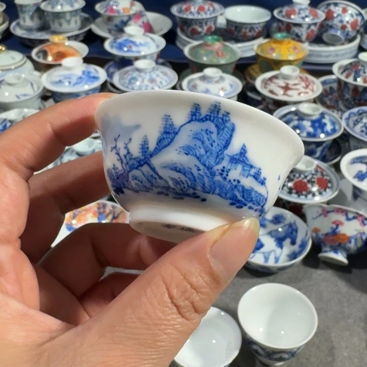 景德镇手工手绘杯