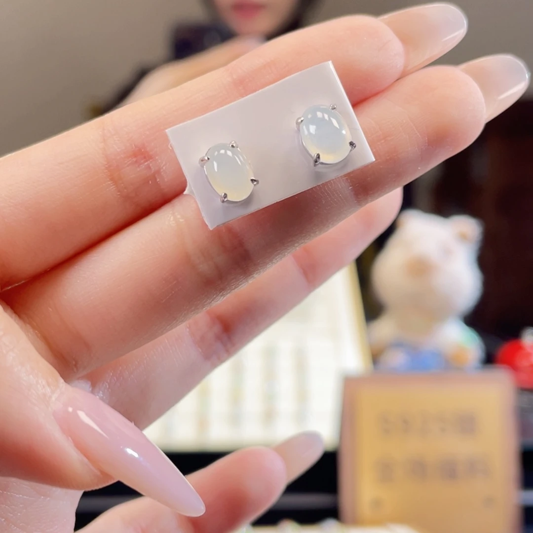 翡翠银S925镶嵌颈饰