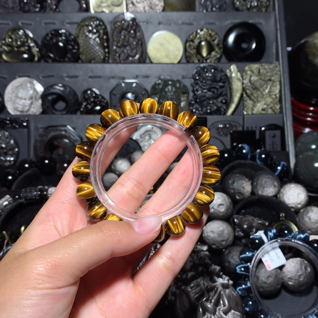 铁***肠木变石（虎睛石）手链未镶嵌