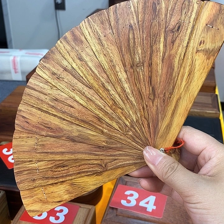 木海南黄花梨扇子15.6