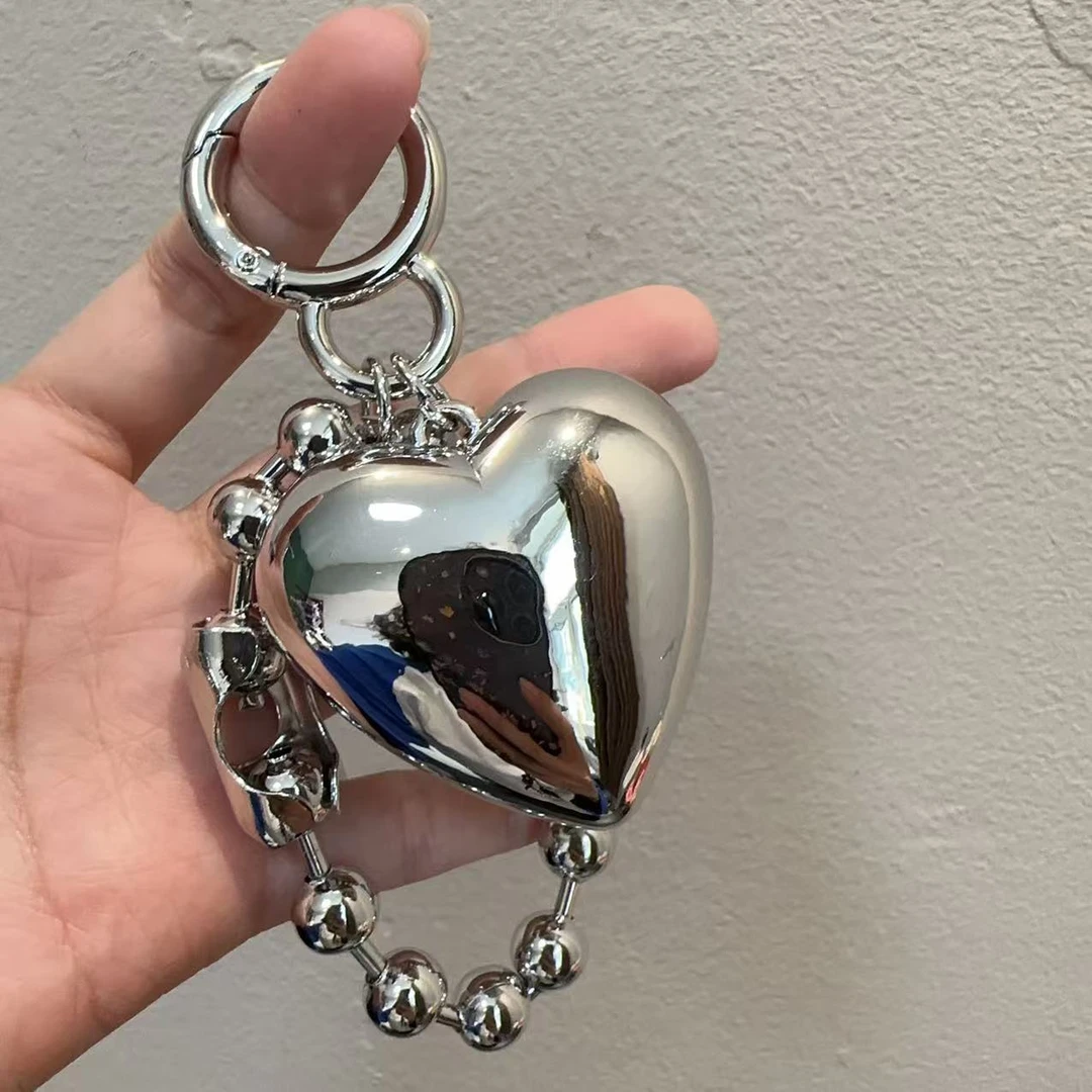 韩国质感桃心挂件G81