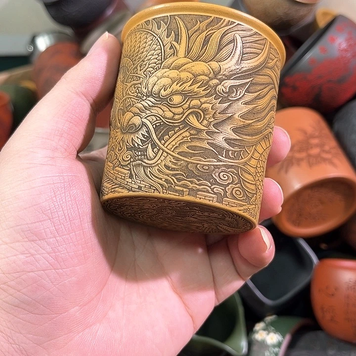 茶杯紫砂全手工紫砂主人杯