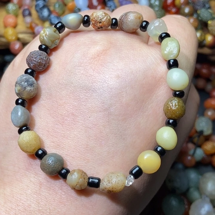 玛瑙/玉髓合金手链