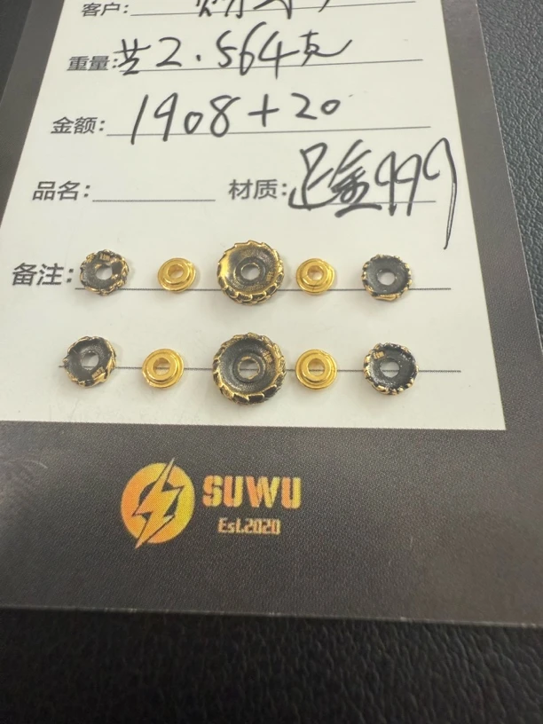 足金999电黑工艺浪骨逆鳞轴