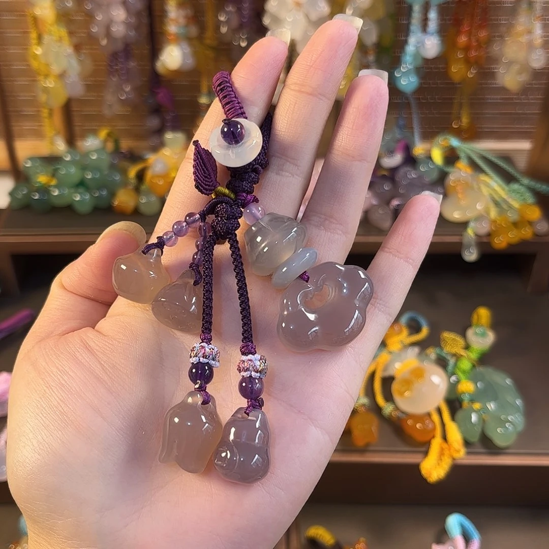 玛瑙/玉髓未镶嵌车挂