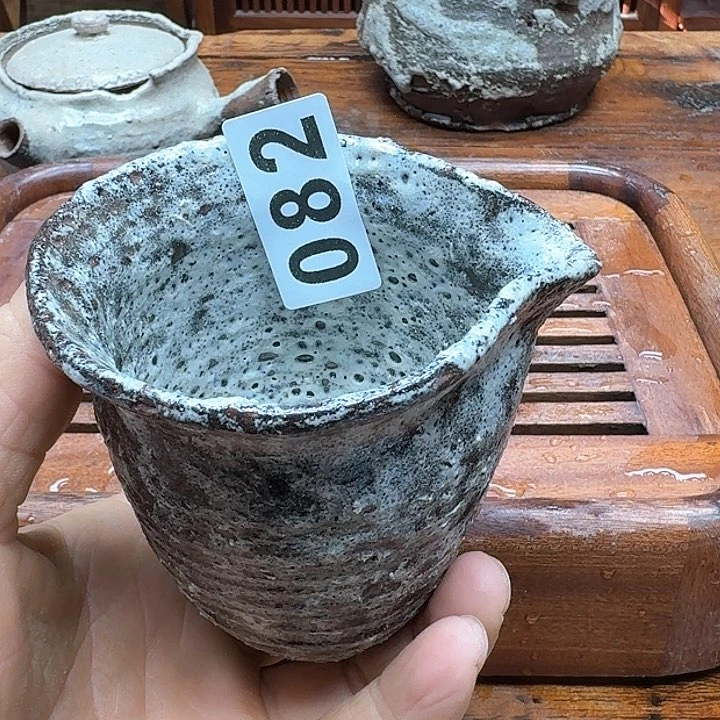 纯手工制作粗陶茶具