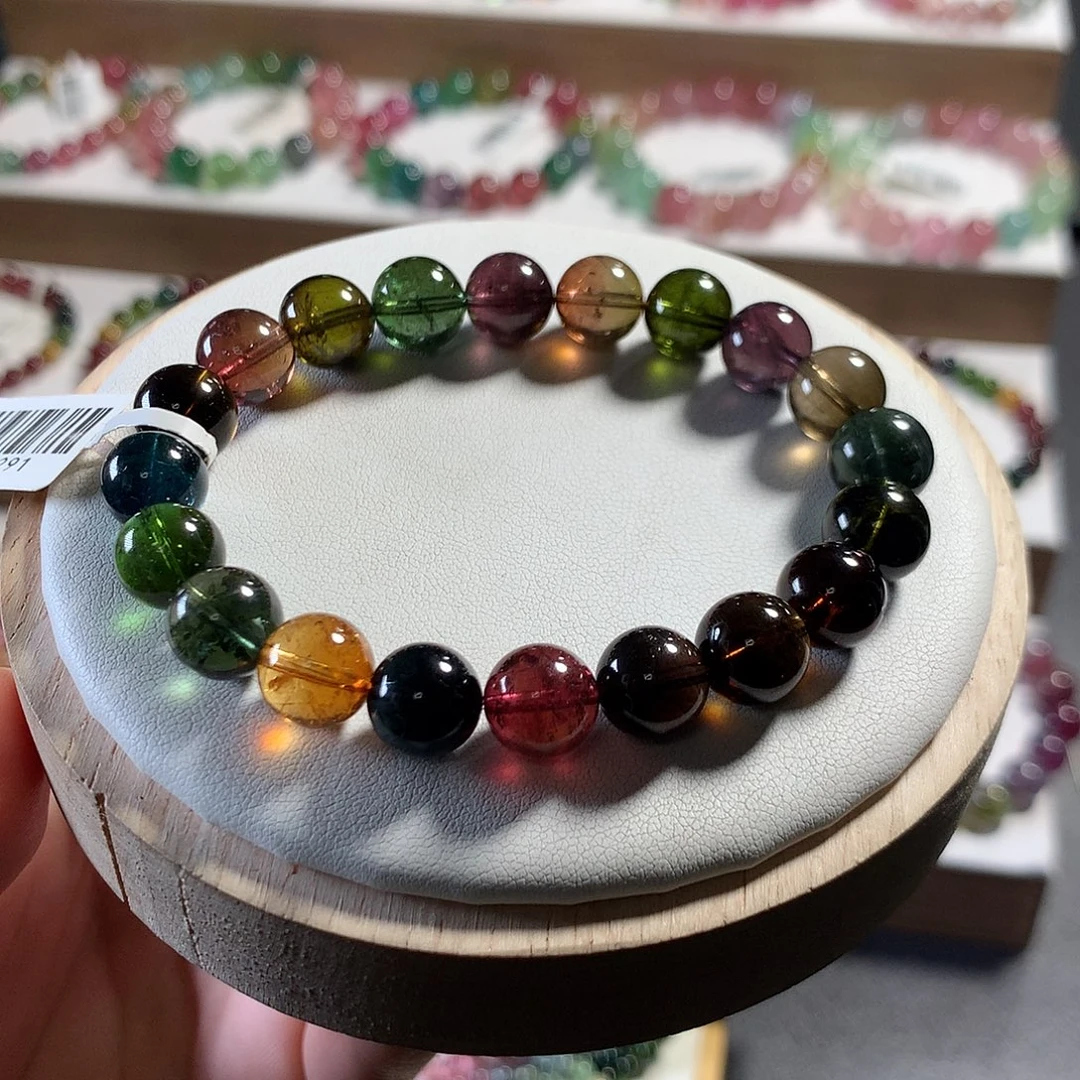 未镶嵌碧玺手链9.8mm