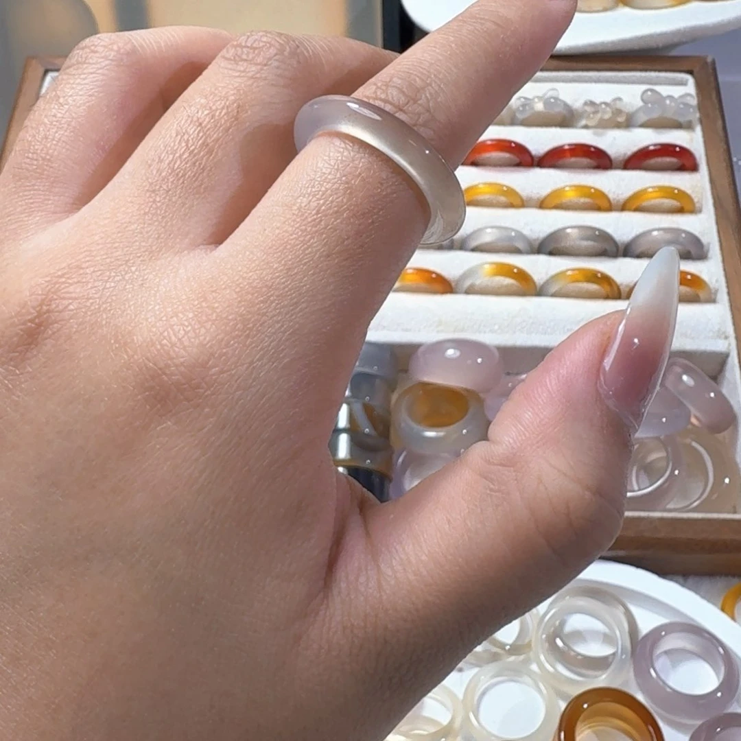 合金戒指玛瑙/玉髓208港19.5