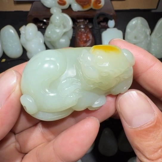 颈饰未镶嵌和田玉编****7