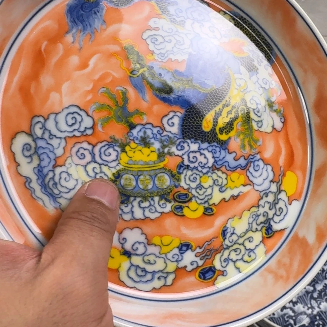 杯梵红腾龙献宝大壶承