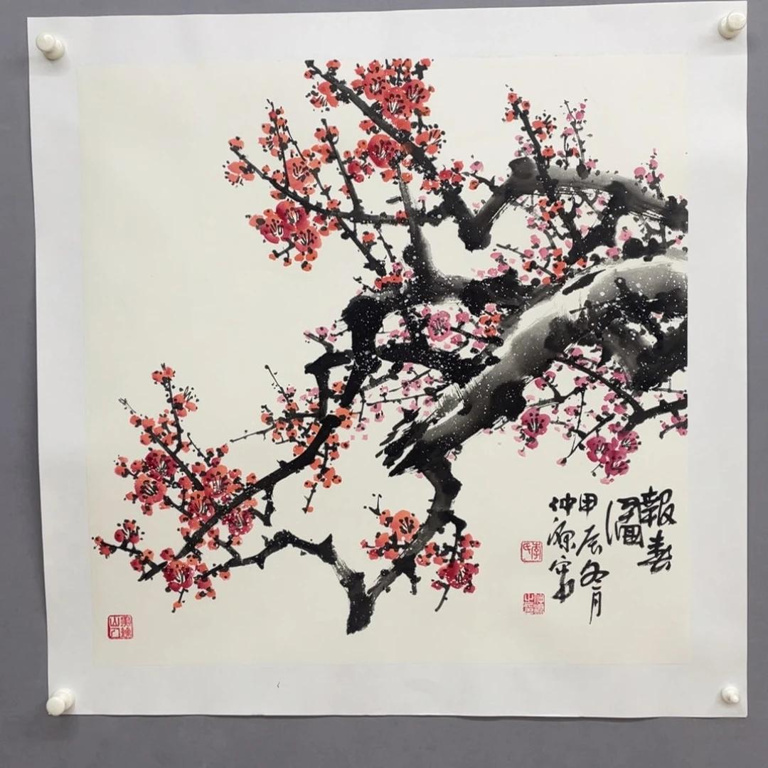 国画艺术家真人手绘
