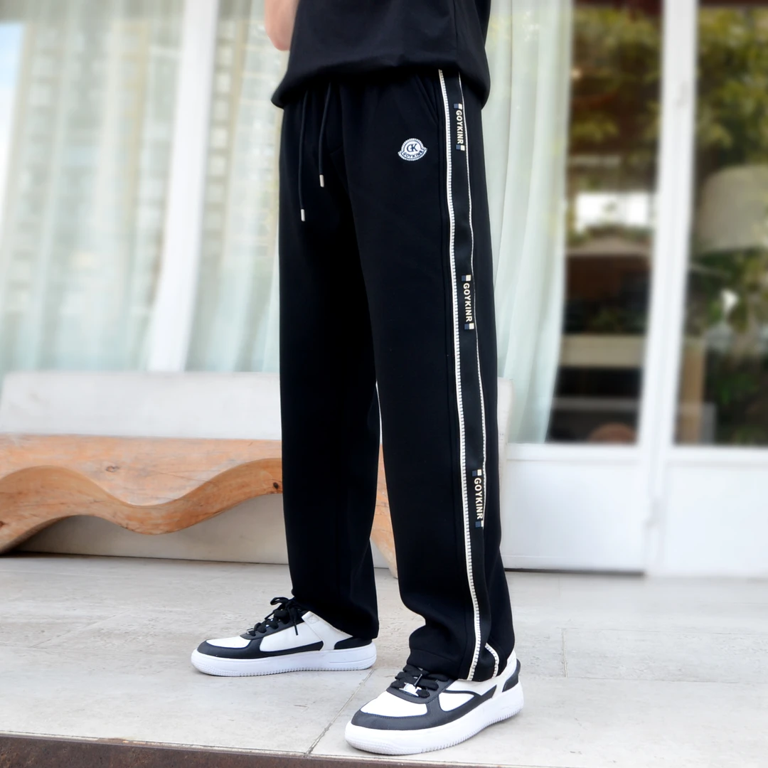 休闲裤子男款秋季爆款新款简约长裤气场强大高级感男装春秋款