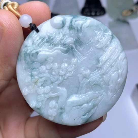 翡翠未镶嵌颈饰翡翠