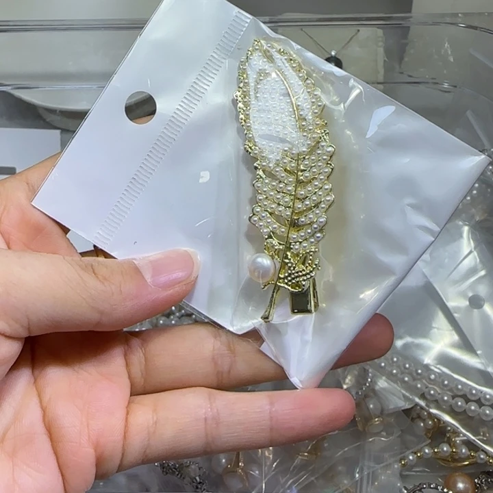 未镶嵌淡水珍珠珍珠发夹71