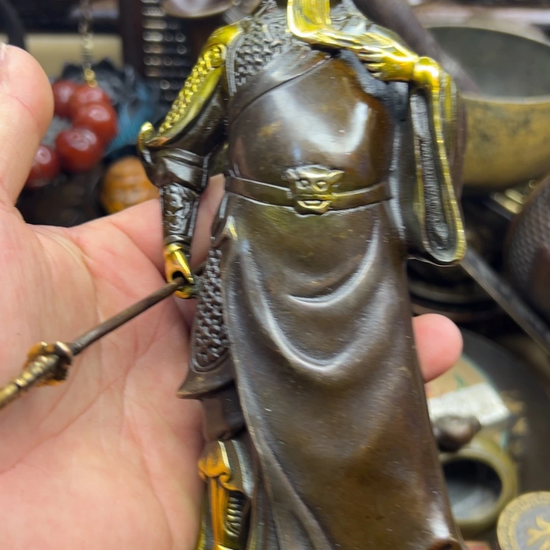 铜摆件欢迎欢迎你