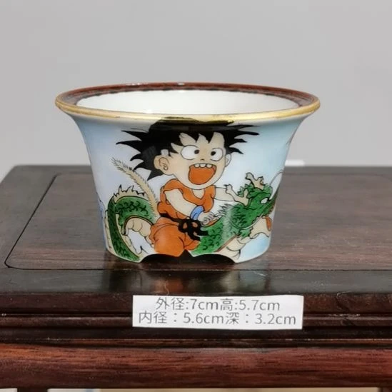 手工手绘釉盆大徳堂