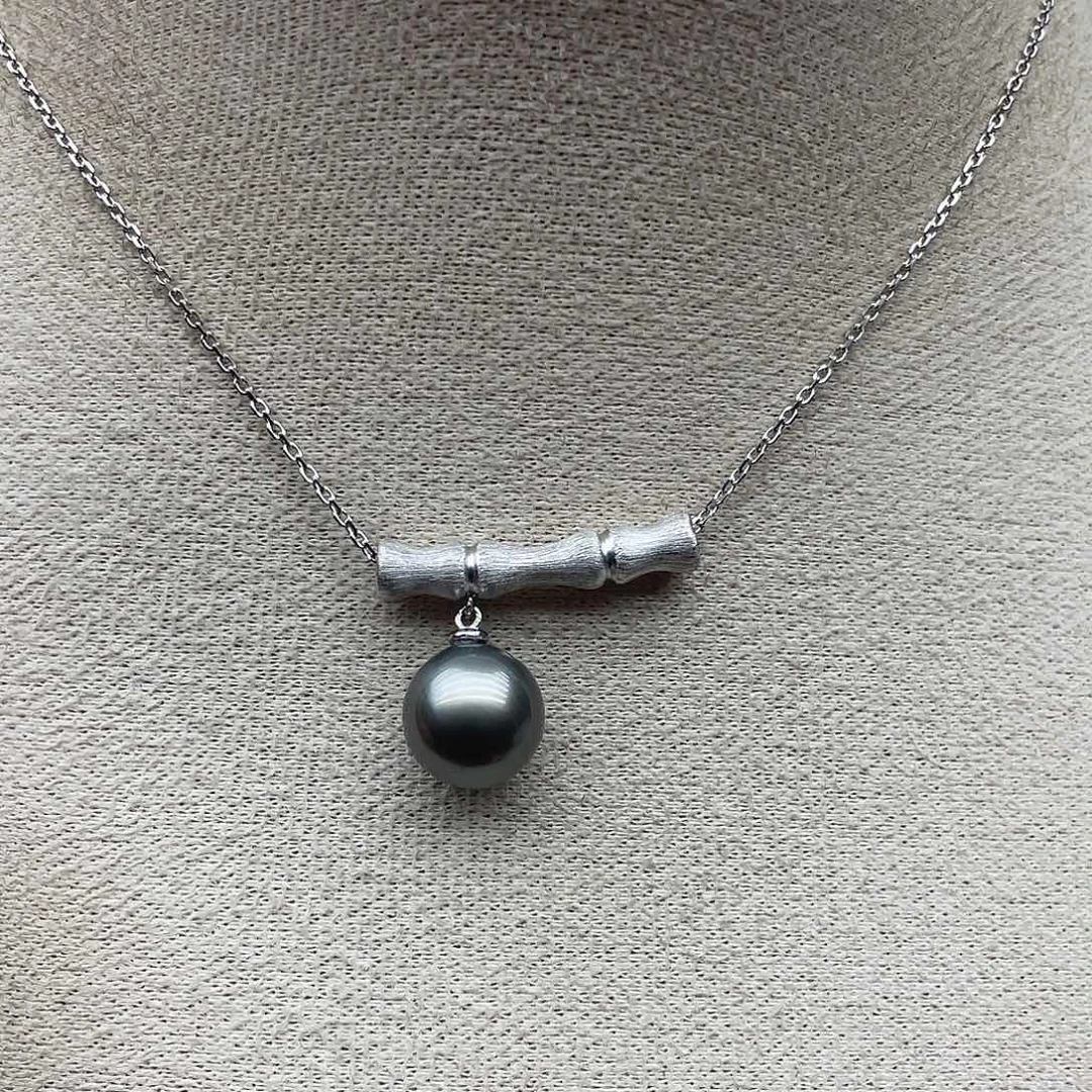 海水珍珠银S925镶嵌套链68