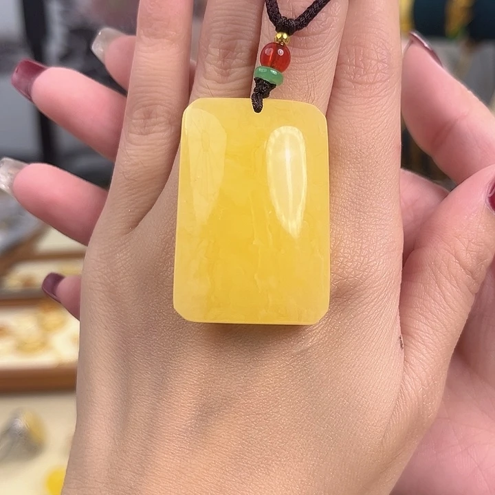 未镶嵌琥珀裸石无事牌