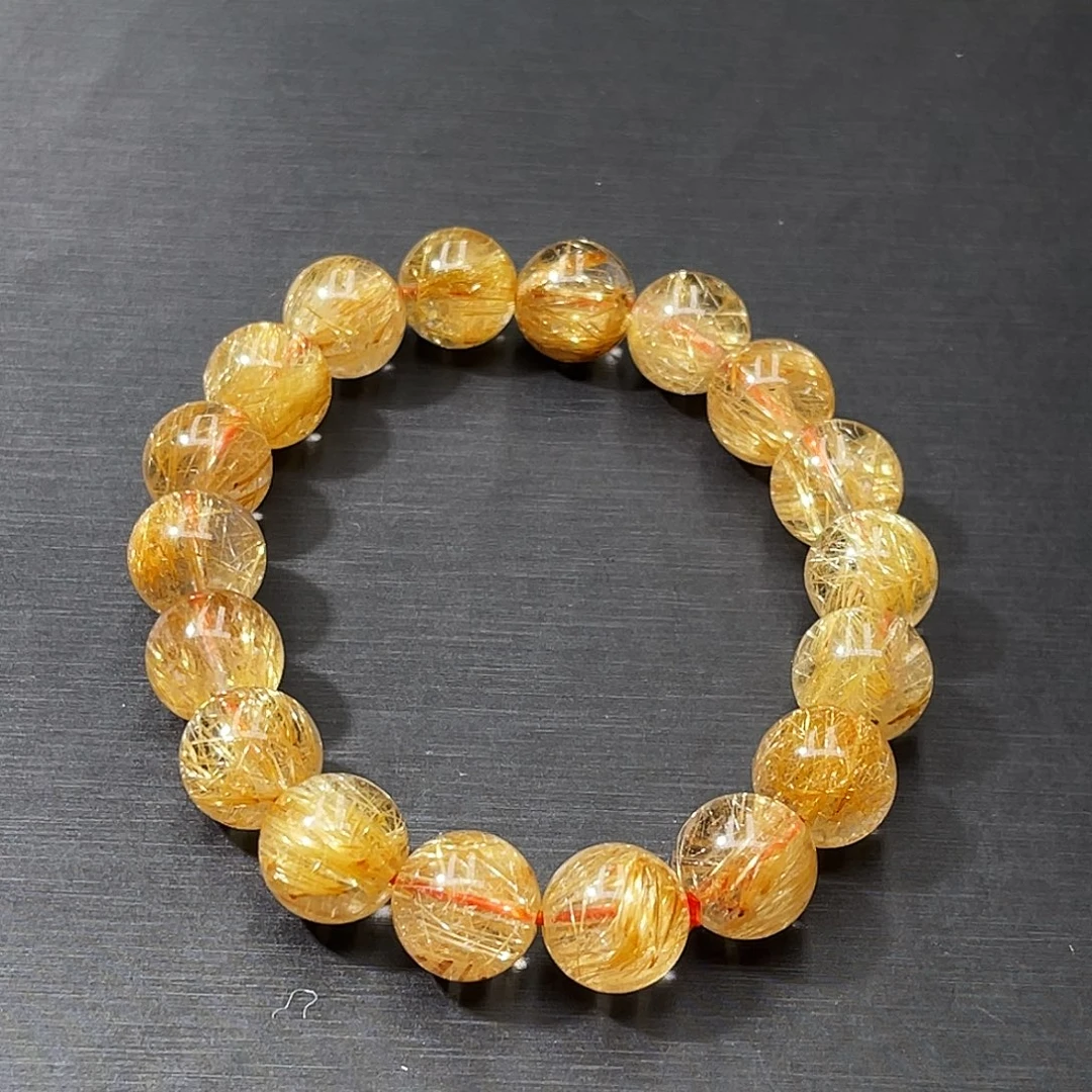 满***满未镶嵌发晶手串钛晶