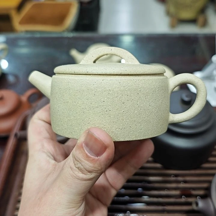 紫砂茶壶本绿内推汉瓦170cc