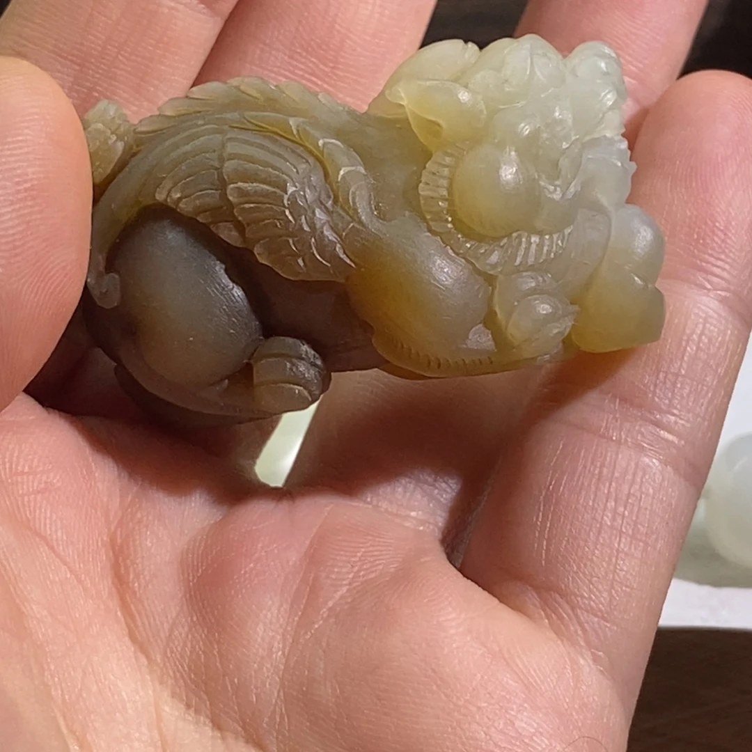 和田玉未镶嵌手链且末糖白毛货