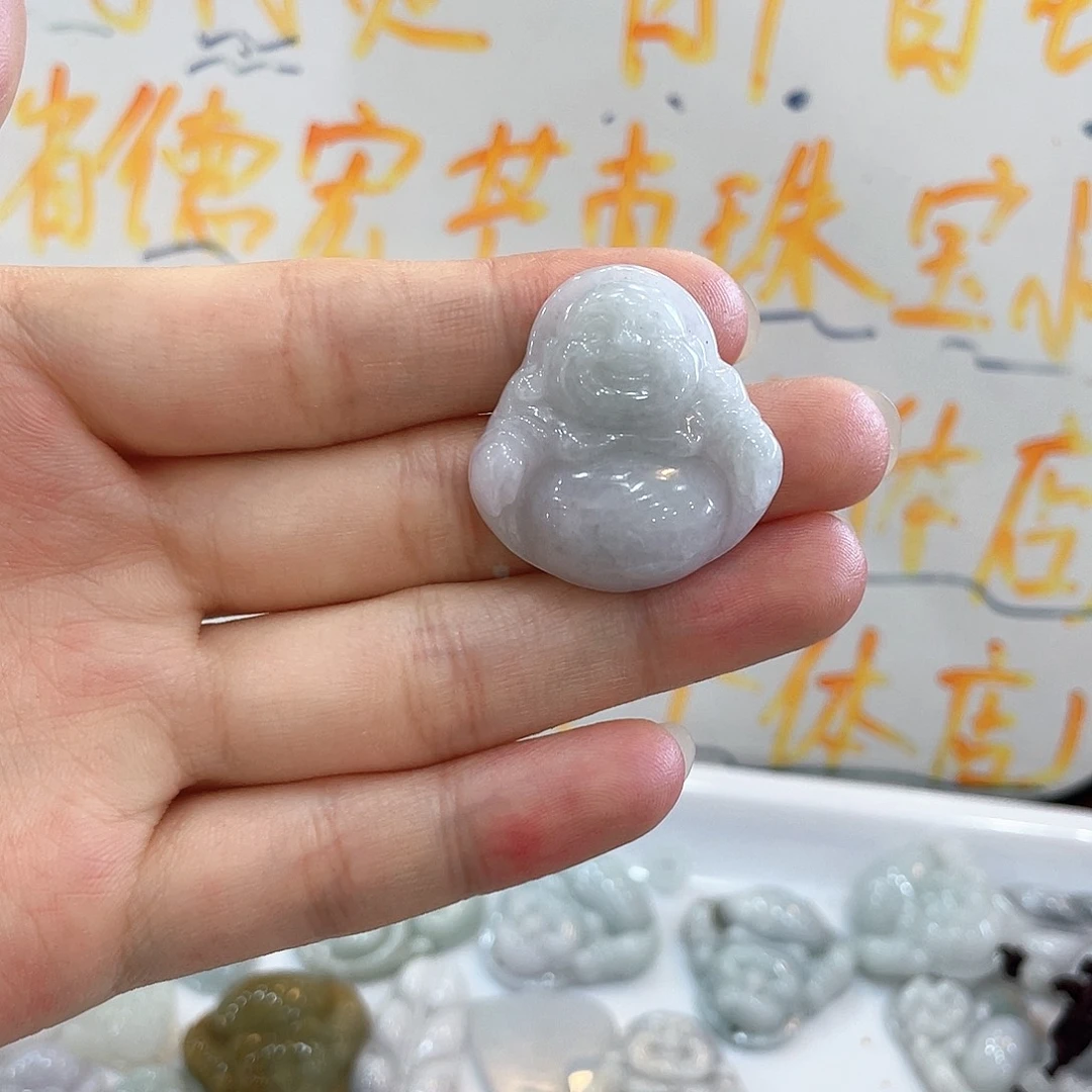 翡翠未镶嵌颈饰种水佛公