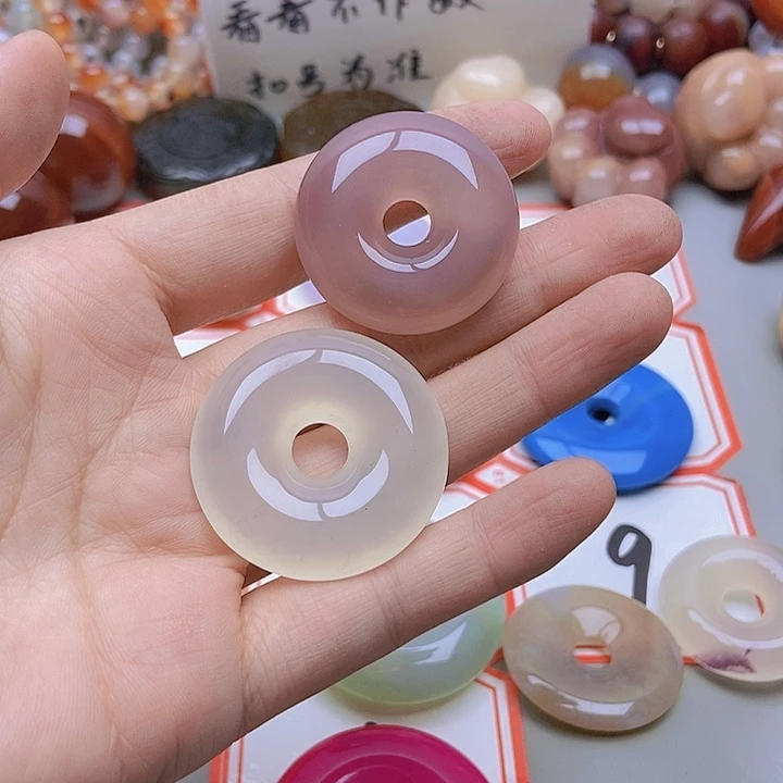 【闪购商品】未镶嵌玛瑙/玉髓珠宝半成品岁***?