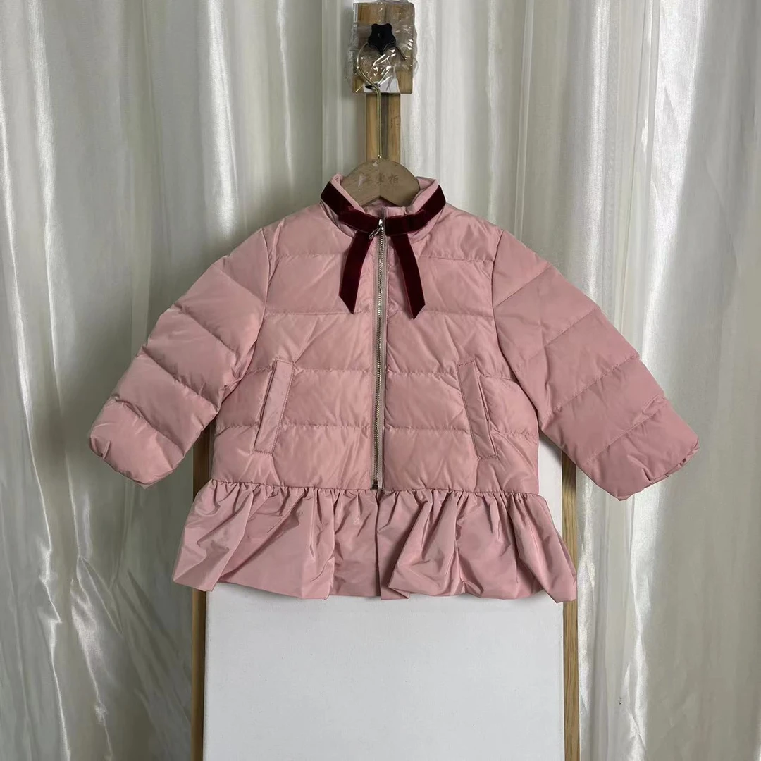 528粉色羽绒服r943