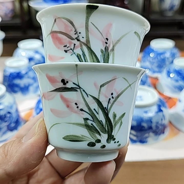 景德镇手工手绘陶瓷杯子