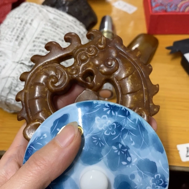 摆件中古工艺品一件