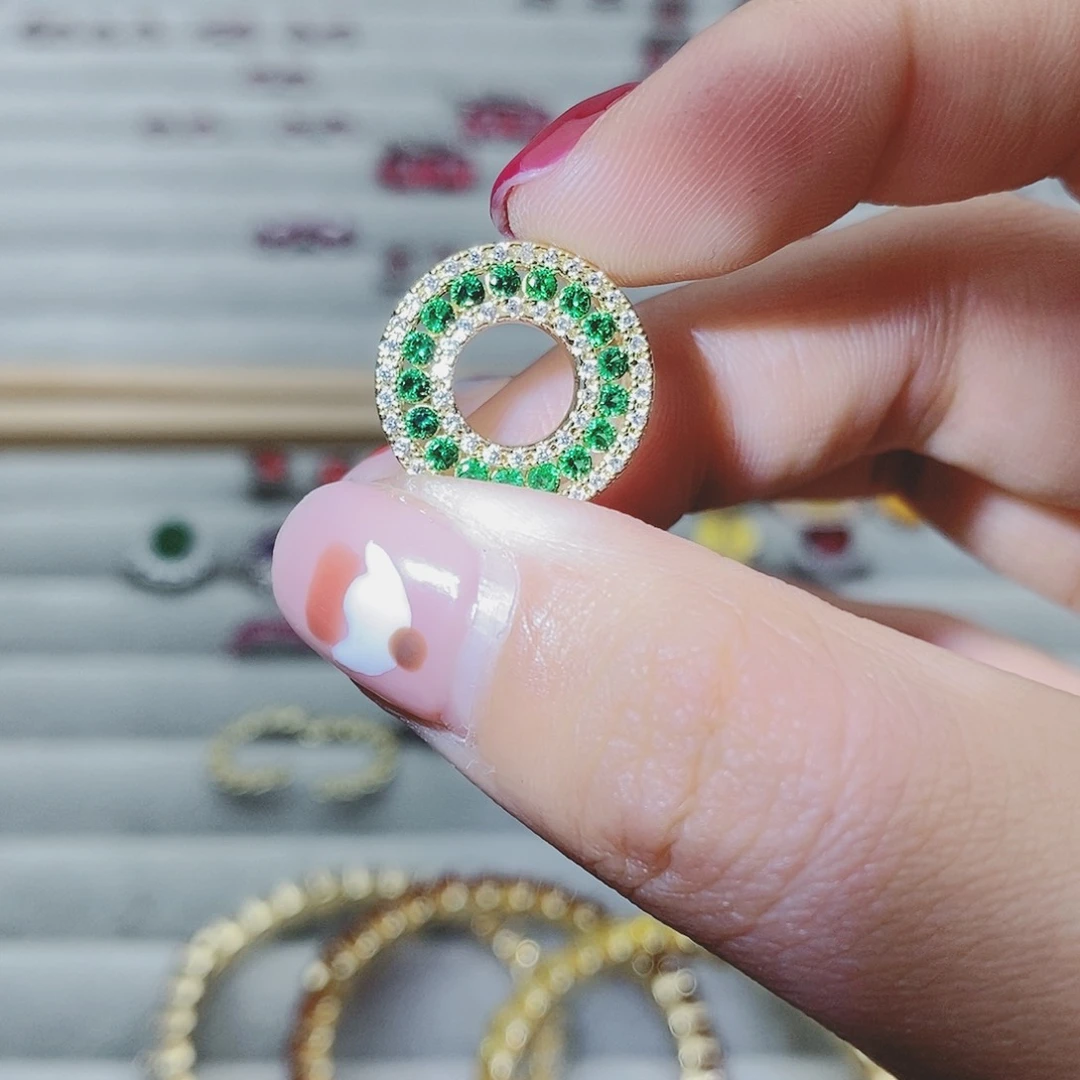 【闪购商品】托帕石耳饰银S925镶嵌