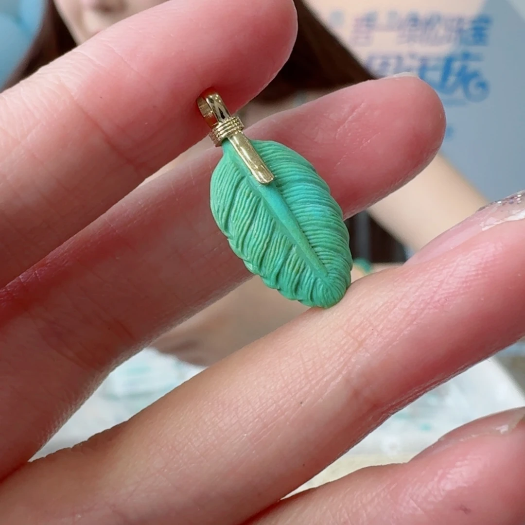 18K金镶嵌绿松石珠宝奇石