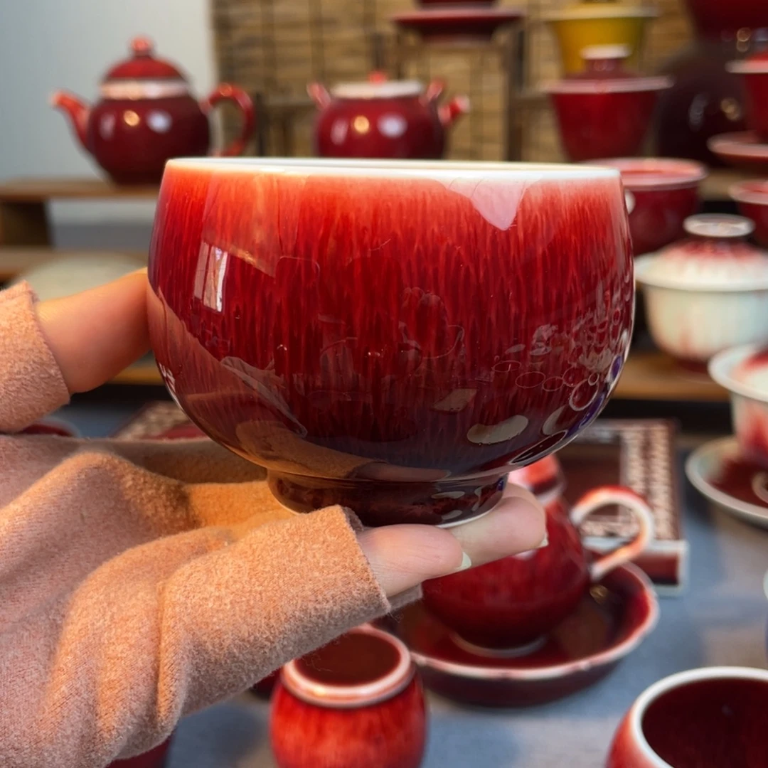 景德镇原矿陶瓷 大罗汉杯
