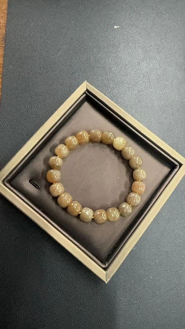 和田玉糖玉老型手串10mm B12002