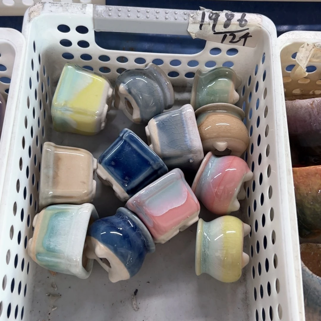 陶瓷多肉小花盆@@1986