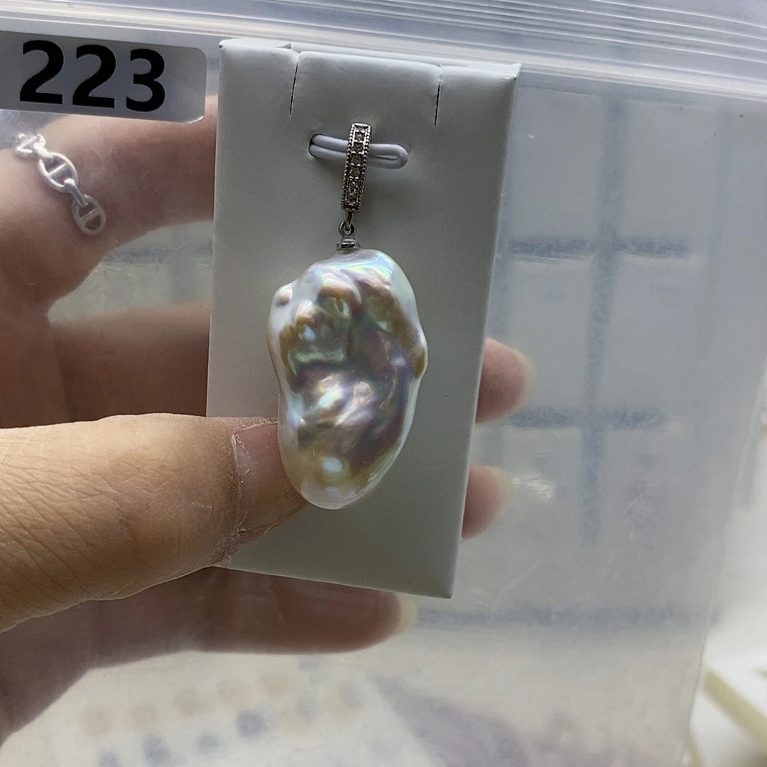 合金耳饰淡水珍珠