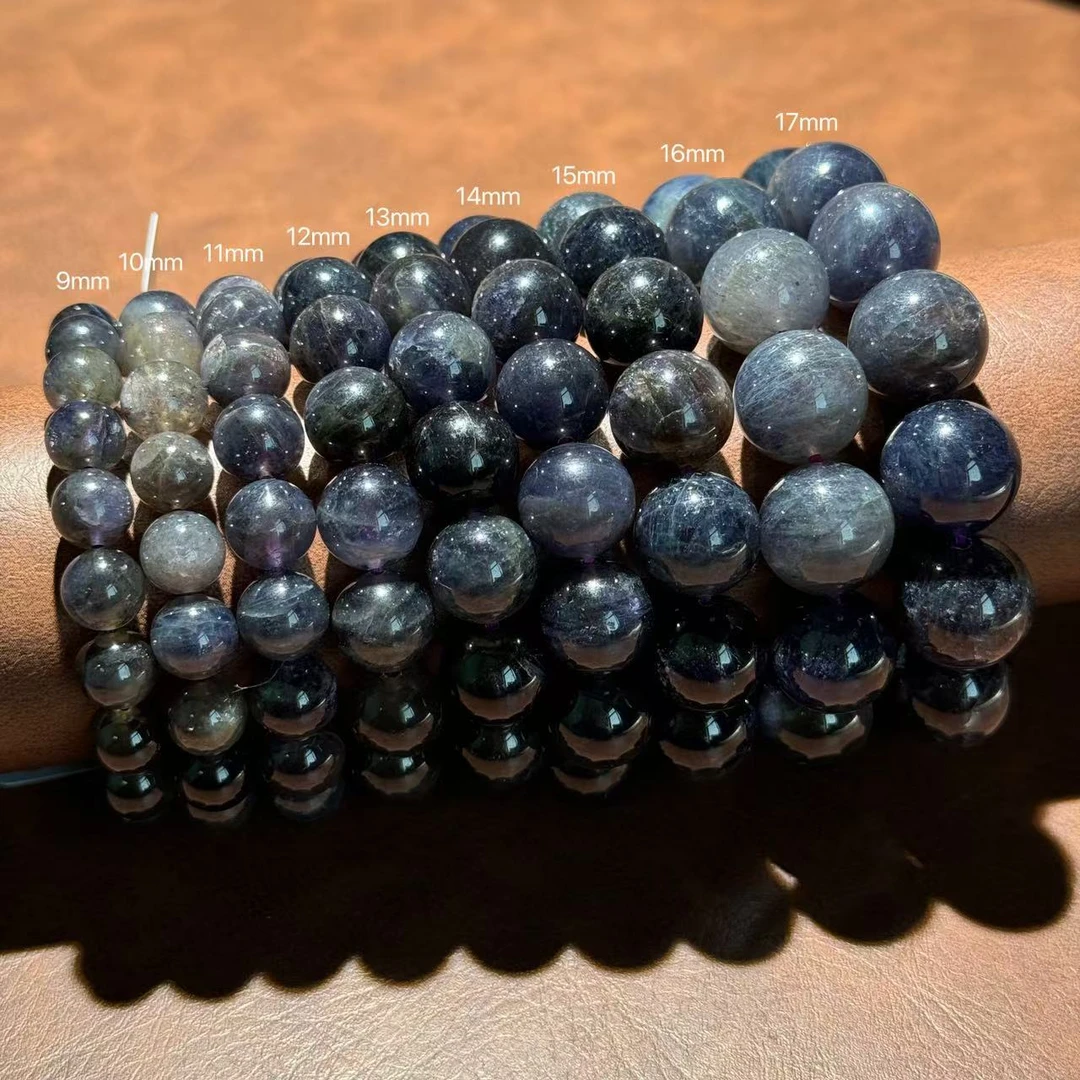 【祁恩水晶】堇青石单圈手串D012043-多样性发其一