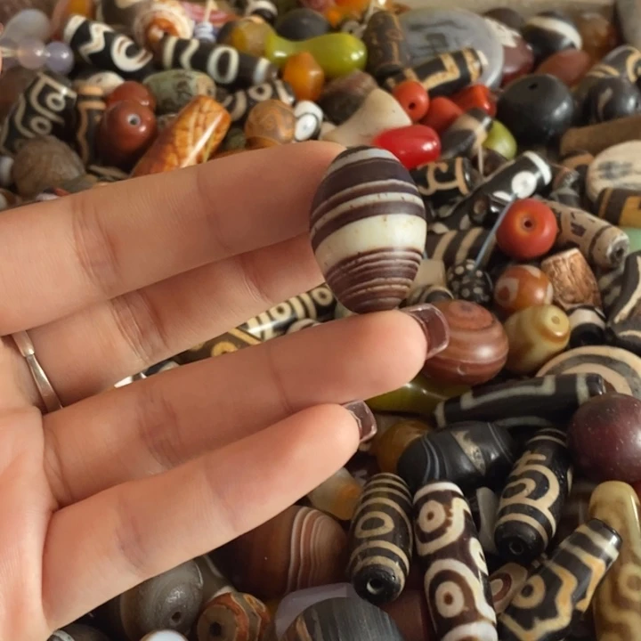 玛瑙/玉髓颈饰足银镀金镶嵌34