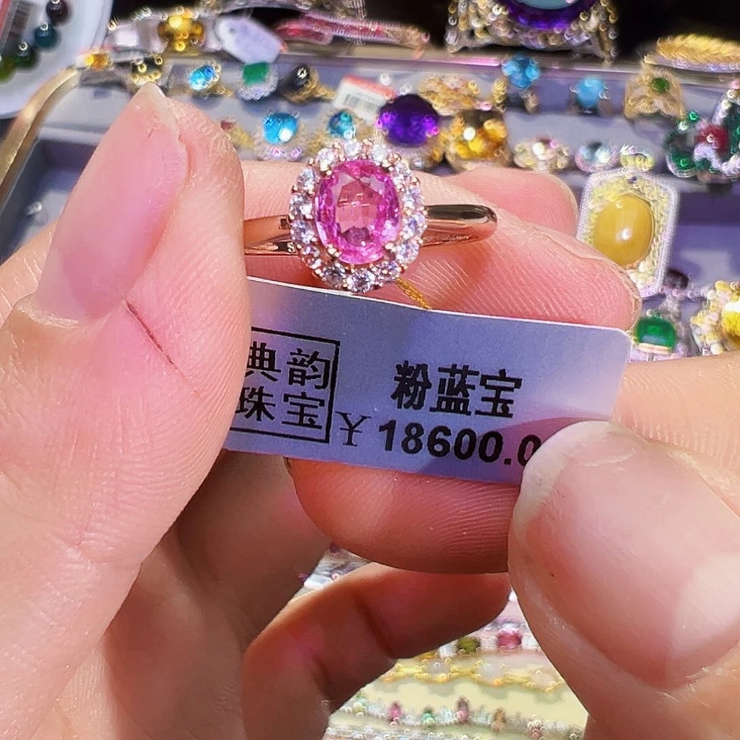 蓝宝石蓝宝石银S925镶嵌
