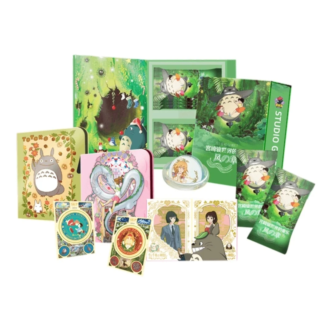 【拆盒】宫崎骏 奏乐·风之章 第一弹 吉吉社 二创 箱配卡册（代拆）