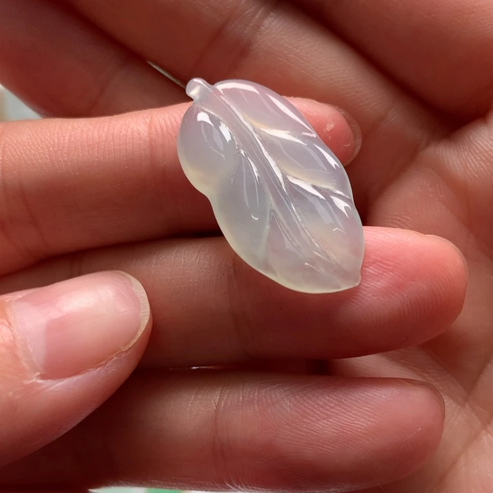 定制翡翠未镶嵌叶子